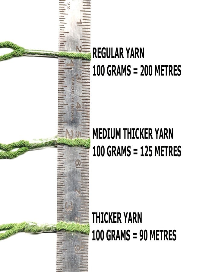 MARI - Recycled Cotton Crochet Yarn - Medium Thicker - Lemon Yellow - 100 Grams - 125 Metres. - Image 4